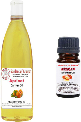 

Gardens Of Aroma Apricot Carrier Oil And Argan Essential Oil(210 ml)