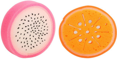 

Perfect Pricee Fruit Shape Bath Sponge Bath Loofah Bath Scrub - Set of 2