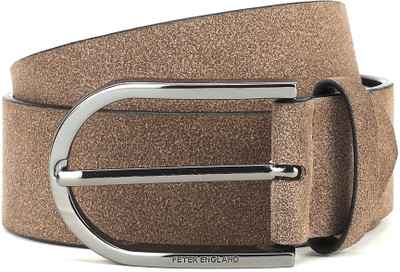 

Peter England Men Brown Synthetic Belt, Beige