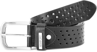 

Newport Men Casual Black Genuine Leather Belt