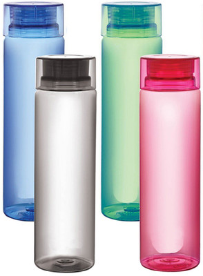 KUBER INDUSTRIES 1000 ml Plastic Bottle(Pack of 4, Multicolor)