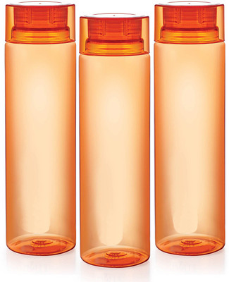 KUBER INDUSTRIES 1000 ml Plastic Bottle(Pack of 3, Multicolor)