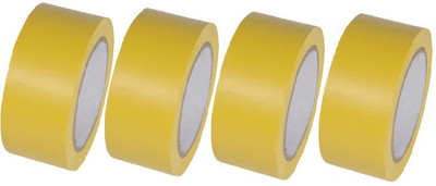 

SAMPADA Single Sided Floor Marking Dispenser (Pack of 4) PVC Floor Marking Tape, Yellow Floor Marking Tape (Manual)(Set of 4, Yellow)
