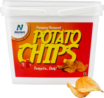 

Neelam Foodland Box Pack Premium Flavoured Potato Chips Tomato Thrill, 200g Chips(200 g)