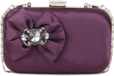 

Chemistry Party Purple Clutch