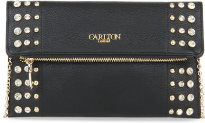 

Carlton London Casual Black Clutch