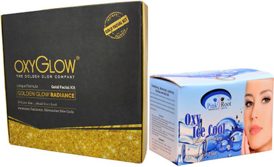 

Pink Root BLEACH CREAM WITH OXYGLOW FACIAL KIT(Set of 2)