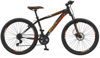 

Hercules Roadeo Riot 27.5 T Mountain/Hardtail Cycle(21 Gear, Black), Matt black