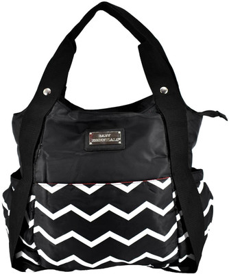 

SHOPNJAZZ Baby Essentlals Mother Bag with Diaper Changing Mat - Black Mother Bag(Black)