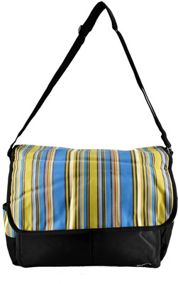 

SHOPNJAZZ Bundle Mother Bag with Diaper Changing Mat - Black/Multistrip Mother Bag(Multicolor)