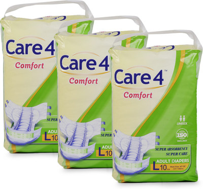 

care 4 adultcomfort_packof3_L Adult Diapers - L(30 Pieces)