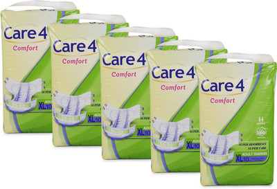 

care 4 adultcomfort_packof5_XL Adult Diapers - XL(50 Pieces)