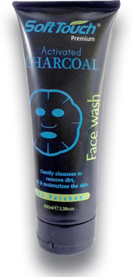

Soft Touch Premium Imported Activated CHARCOAL FaceWash Face Wash(100 ml)