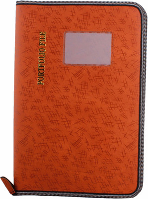 

ZesTale Premium leatherette Document Folder(Set Of 1, Brown)