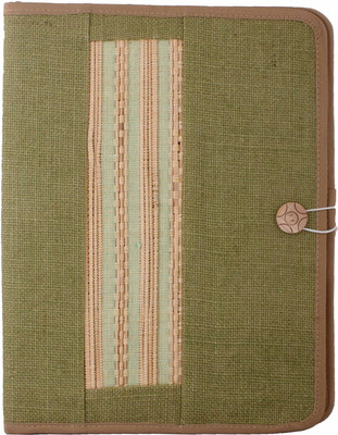 

ZesTale Jute and Bamboo File Folder(Set Of 1, Green)