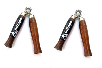 

Infaspo Wooden Set Of 2 Hand Grip/Fitness Grip(Multicolor, Brown)