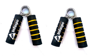 

Infaspo Double Form Set Of 2 Hand Grip/Fitness Grip(Yellow, Black)