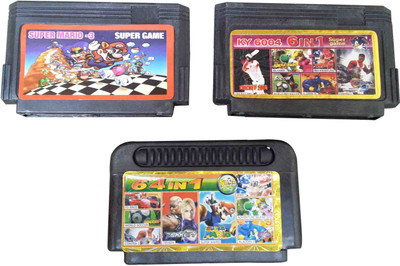 

PTCMart 926 CT 8 bit video games Gaming set of 3 Gaming Accessory Kit(Multicolor, For Wii)