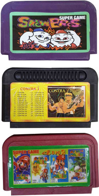 

PTCMart 929 CT 8 bit video games Gaming set of 3 Gaming Accessory Kit(Multicolor, For Wii)