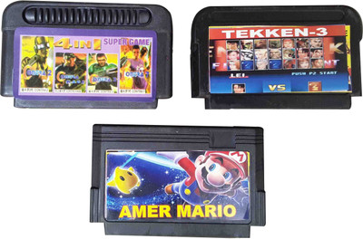 

PTCMart 928 CT 8 bit video games Gaming set of 3 Gaming Accessory Kit(Multicolor, For Wii)