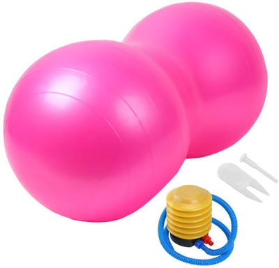 

FITGURU PEANUT BALL & ANTI BURST BALL 40X80 CMS PINK Gym Ball(With Pump)