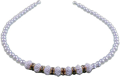

NEW MANAKI hair white ring Hair Band(White)