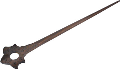 

Silvesto India Wooden Hair Sick PG-133320 Bun Stick(Brown)