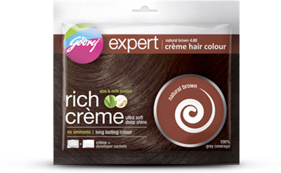 

Godrej Expert Cream hair Natural Brown Colour Hair Color(Brown)
