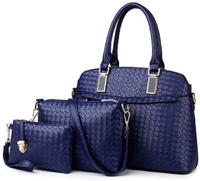 

Tanned Hand-held Bag(Blue)
