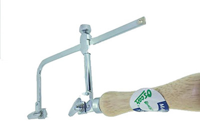 

Oscar JEWELERS SAW FRAME ADJUSTABLE WOOD HANDLE JEWELRY MAKING HAND TOOLS 70MM Coping Saw(6 inch Blade)