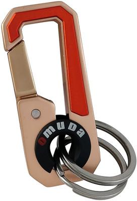 

SALEBOX Spring Hook Locking Metal Key Chain Brwon Key Chain