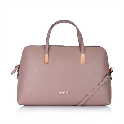 

Caprese 15 inch Laptop Messenger Bag(Brown), Mauve