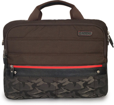 

Aoking 14 inch Laptop Messenger Bag(Brown), Coffee brown
