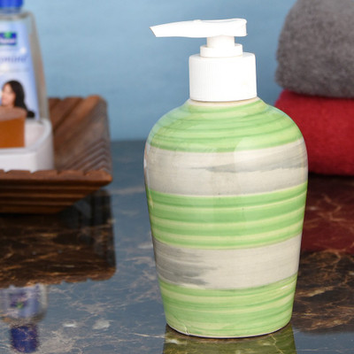 

Sforzi Ceramic soap dispenser 250 ml Lotion, Shampoo, Soap Dispenser(Multicolor)
