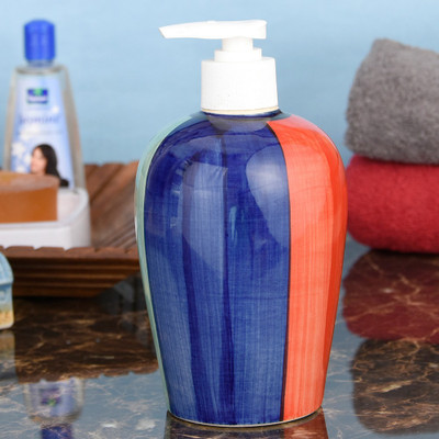 

Sforzi Ceramic soap dispenser 450 ml Lotion, Shampoo, Soap Dispenser(Multicolor)