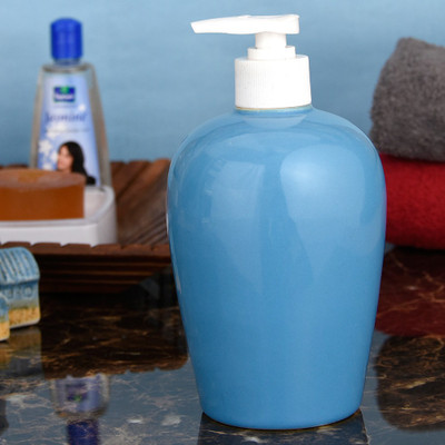 

Sforzi Ceramic soap dispenser 450 ml Lotion, Shampoo, Soap Dispenser(Multicolor)