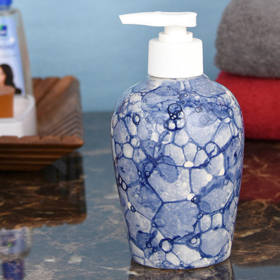 

Sforzi Ceramic soap dispenser 450 ml Lotion, Shampoo, Soap Dispenser(Multicolor)