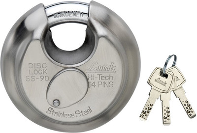 

Link+ LINK DISC LOCK 90MM Padlock(Silver)