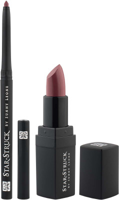 

Star Struck By Sunny Leone -Sugar Plum, 2pc Lip Kit (Intense Matte Lip Color, Longwear Lip Liner)(Pack of 2)