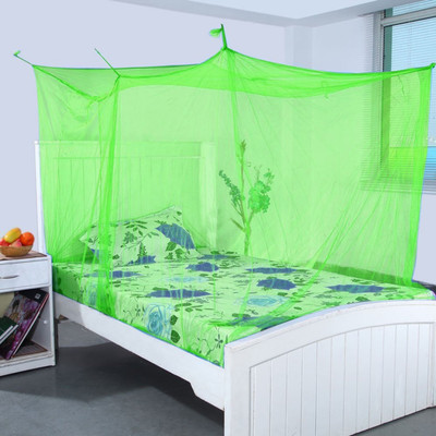 SUPER Nylon Adults kal-net-08 Mosquito Net(Light Green, Bed Box)