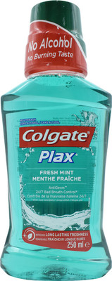 

Colgate Plax Fresh Mint Mouthwash - 250ml - Fresh Mint(250 ml)