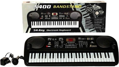 

starsky 54 Keys Musical Keyboard Piano With Microphone And Recording Option - 5406(Black)