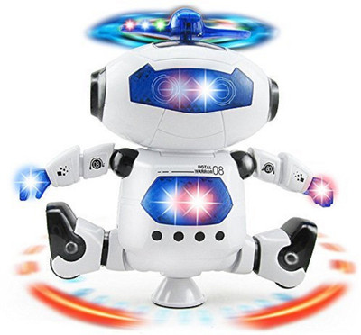 

Hariom Enterprise Dancing Robot with 3D Lights and Music, Toys(Multicolor)