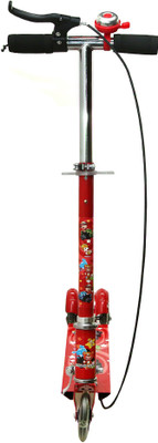 

Wembley Kids Folderable Red 3 Wheels Scooty with Hand Brake and Attractive Bell(Red)