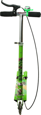 

Wembley Kids Folderable Green 3 Wheels Scooty with Hand Brake and Attractive Bell(Green)