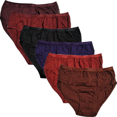 LUX LYRA Women Hipster Multicolor Panty(Pack of 6) LUX LYRA Women Hipster Multicolor Panty(Pack of 6)