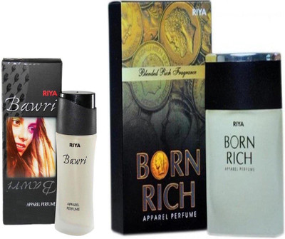 

Riya BORN RICH PERFUME 100 ML + BLUE PERFUME 30 ML Eau de Parfum - 30 ml(For Men & Women)
