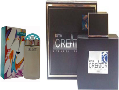 

Riya CREATOR PERFUME 100 ML + 1 BLUE MELODY PERFUME 30 ML Eau de Parfum - 30 ml(For Men & Women)