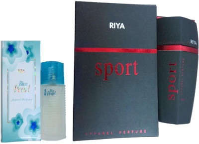 

Riya SPORT PERFUME 100 ML BLUE PEARL PERFUME 30 ML Eau de Parfum - 130 ml(For Men & Women)