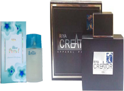 

Riya CREATOR PERFUME 100 ML + RISA BLUE PEARL PERFUME 30 ML Eau de Parfum - 30 ml(For Men & Women)